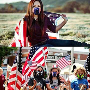 LED Sound Activated Masks for Parties, Music Festival, Motorcycle/Bike Riding, Jogging, Hiking, Cost...