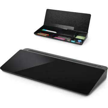 Compact Desktop Whiteboard with Organizer for Efficient Workspace
