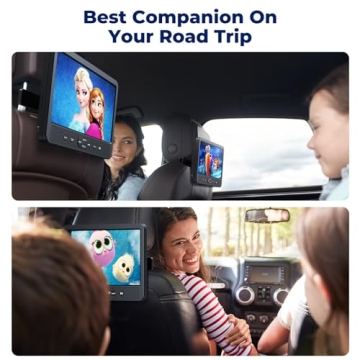 Dual Car DVD Players - NAVISKAUTO 10.1" with HDMI