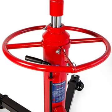 Heavy Duty Hydraulic Transmission Jack for Easy Lifting