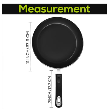 Utopia Kitchen Saute Fry Pan - Nonstick Frying Pan - 11 Inch Induction Bottom - Aluminum Alloy and Scratch Resistant Body - Riveted Handle (Grey-Black)