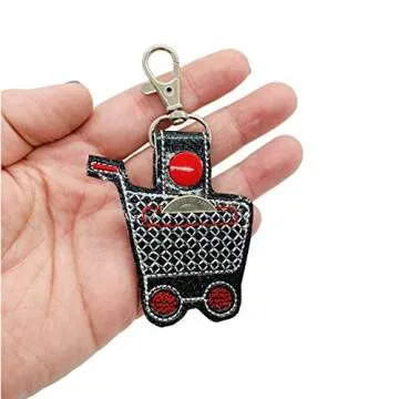 Quarter Keeper Key Fob Keychain for Easy Change Access