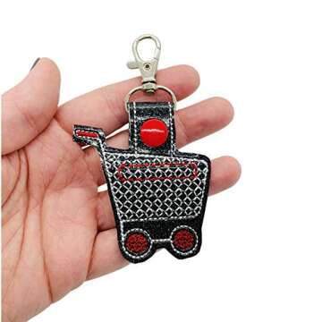 Quarter Keeper Key Fob Keychain for Easy Change Access