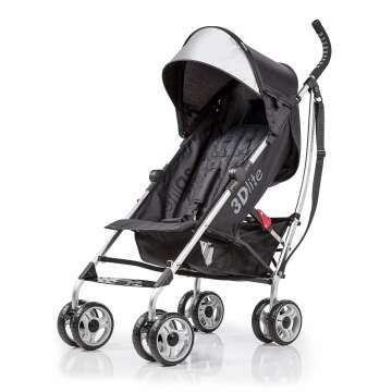 Summer Infant 3Dlite Convenience Stroller - Lightweight Travel Stroller with Comfort Features
