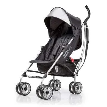 Summer Infant 3Dlite Convenience Stroller - Lightweight Travel Stroller with Comfort Features