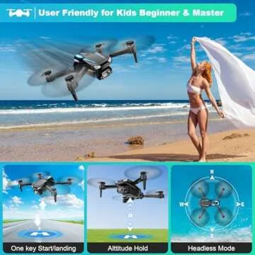 Dazlen 1080P HD Camera Drone for Kids and Beginners