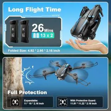 Dazlen 1080P HD Camera Drone for Kids and Beginners