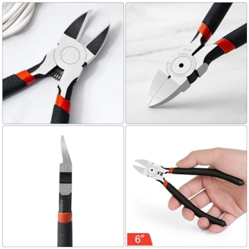 BOENFU 6 Inch Heavy Duty Wire Cutters for Crafting