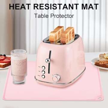 Kids Placemat - Cloud Shape Non Slip Food Mat for Toddlers, Easy Clean and Portable