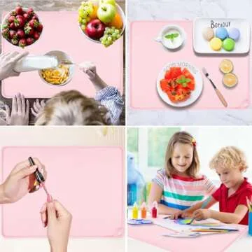 Kids Silicone Cloud Placemat - Non Slip, Easy Clean
