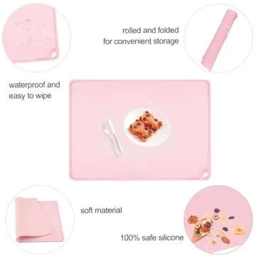 Kids Silicone Cloud Placemat - Non Slip, Easy Clean