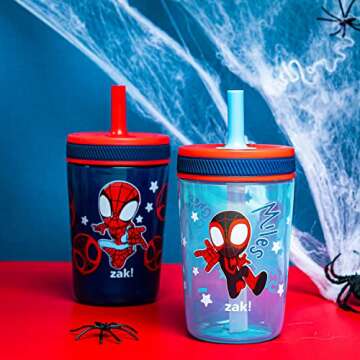 Marvel Spider-Man Toddler Sippy Cups | Leak-Proof Travel Mugs