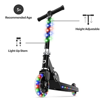 Jetson Jupiter Kids Kick Scooter - Light Up & Adjustable