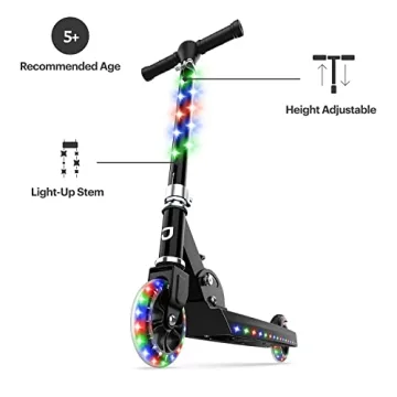 Jetson Jupiter Kids Kick Scooter - Light Up & Adjustable