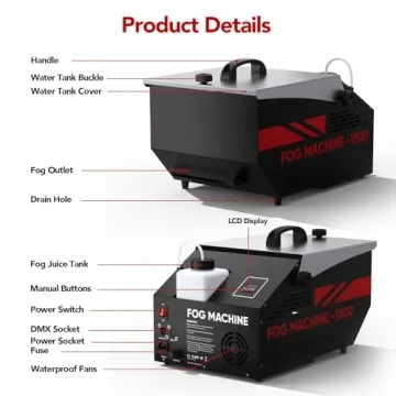 UPGREY Low Lying Fog Machine for Stunning Stage Effects