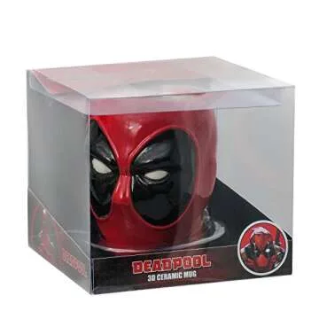 Marvel Deadpool 3D Ceramic Mug for Collectors and Fans