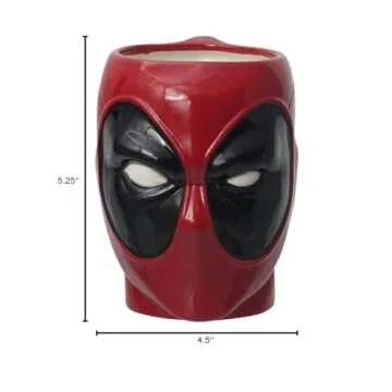 Marvel Deadpool 3D Ceramic Mug for Collectors and Fans