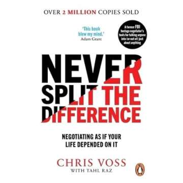 THE HUGE INTERNATIONAL BESTSELLER( Paperback ) by Chris Voss - Master Negotiation Skills