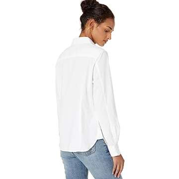 Tommy Hilfiger Solid Roll Tab Bright White LG (US 12-14)