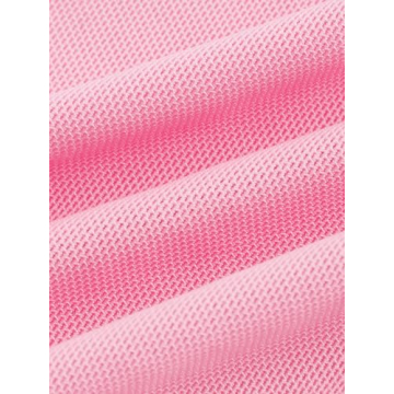 Verdusa Women's Tie Front Bell Long Sleeve Blouse in Pink