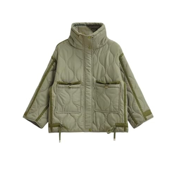 Megfie Women Quilted Winter Jacket for Everyday Style