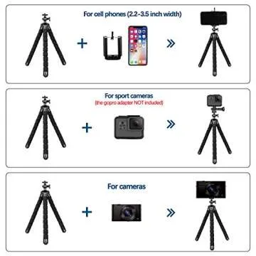 Flexible Mini Tripod with Remote for Smartphones