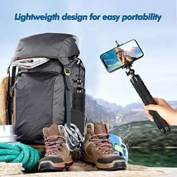 Flexible Mini Tripod with Remote for Smartphones
