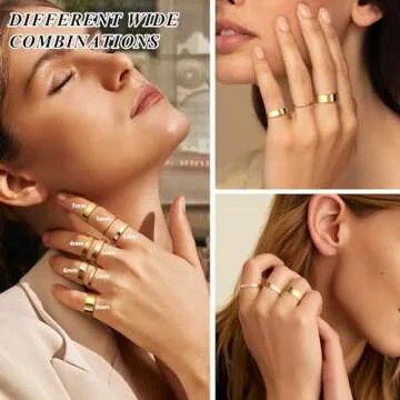 Shop ADRAMATA 14K Gold Filled Stackable Rings for Women