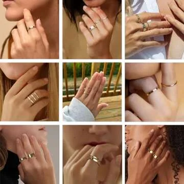 Shop ADRAMATA 14K Gold Filled Stackable Rings for Women