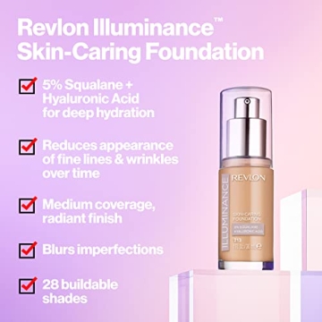 Revlon Illuminance Skin-Caring Liquid Foundation for Radiant Skin