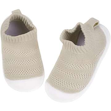 Baby Socks Boys Girls Breathable Walking Shoes Toddler Slippers Infant Shoes Toddle Sneaker with Sof...