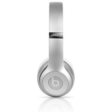 Beats by Dr. Dre Beats Solo3 Wireless On-Ear Headphones - Silver (Renewed)