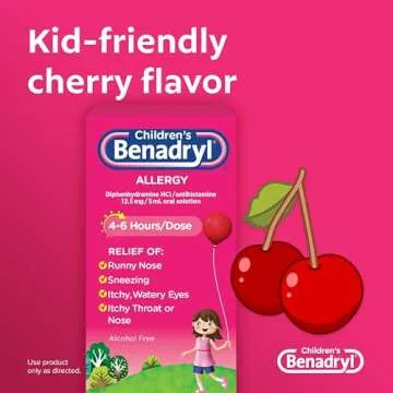 Benadryl Children's Allergy Relief Liquid 4 fl oz - Allergy Syrup