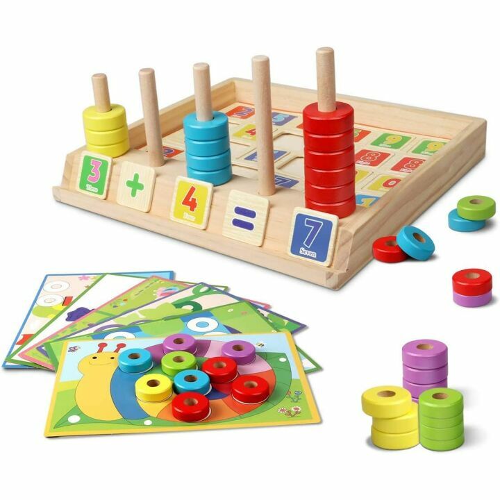 Montessori Math Toys for Kids - Fun Sorting Activities