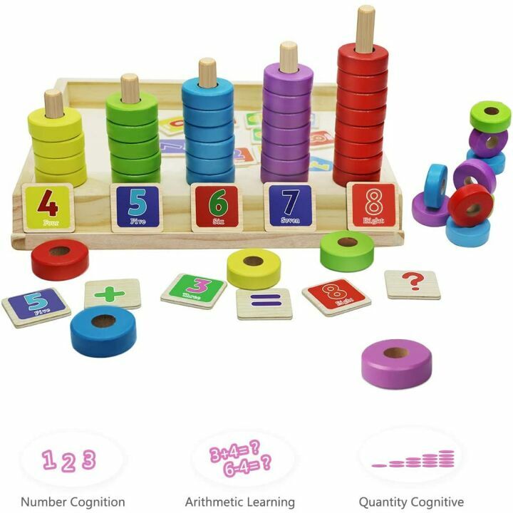 Montessori Math Toys for Kids - Fun Sorting Activities
