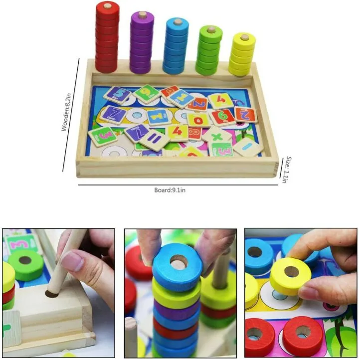 Montessori Math Toys for Kids - Fun Sorting Activities