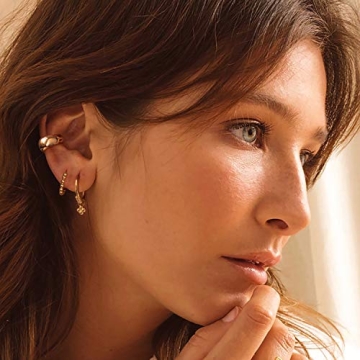 Stylish MYEARS 14K Gold Filled Hoop Earrings For All Styles