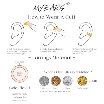 Stylish MYEARS 14K Gold Filled Hoop Earrings For All Styles