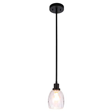 Modern Adjustable Pendant Light in Matte Black - XiNBEi