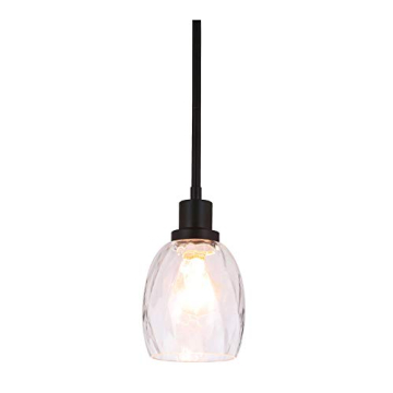 Modern Adjustable Pendant Light in Matte Black - XiNBEi