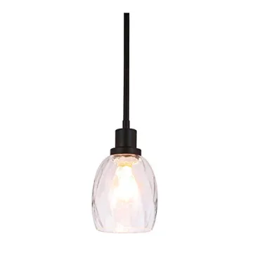 Modern Adjustable Pendant Light in Matte Black - XiNBEi