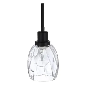 Modern Adjustable Pendant Light in Matte Black - XiNBEi