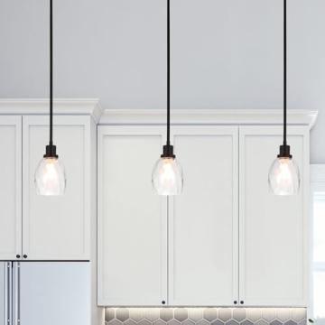 Modern Adjustable Pendant Light in Matte Black - XiNBEi