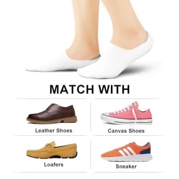 wernies No Show Low Socks for Women - Non-Slip Short Socks