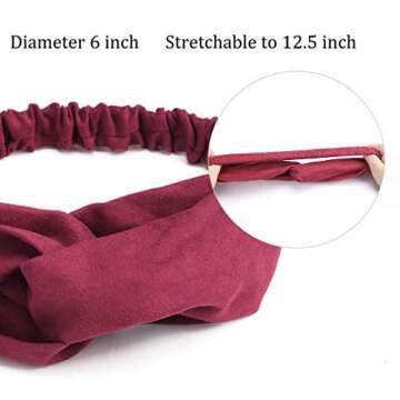Soft Headbands for Women - 20 Pieces Stylish Hair Accessories