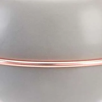 Amazon Basics Hanging Planter, Round - Grey/Copper (2-Pack)