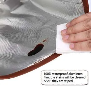 HerMia Hanging Car Trash Can Bin, Garbage Can PU Leather, Waterproof Litter Auto Trash Can for Travelling, Outdoor, and Vehicle (Black)