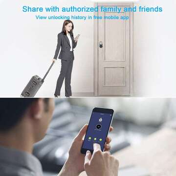 Bluetooth Fingerprint Padlock - Water Resistant & Smart