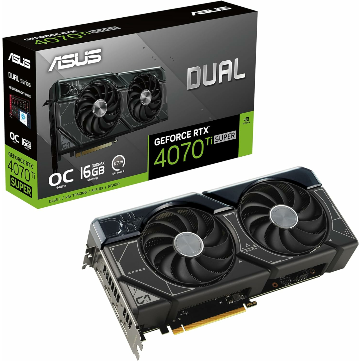 ASUS RTX 4070 Ti Super OC - 16GB GDDR6X Graphics Card