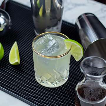 The Art of Craft Professional Cocktail Shaker Set Bartending Kit: Weighted Boston Shaker Tins, Hawthorne Strainer and Japanese Jigger